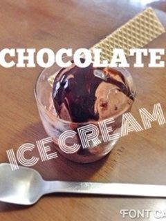 簡単!濃厚チョコレートアイスクリーム-レシピのメイン写真