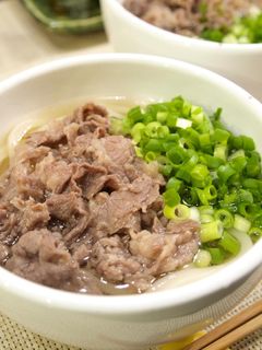 冷凍讃岐うどんで♪簡単☆肉うどん-レシピのメイン写真