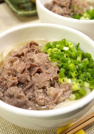 冷凍讃岐うどんで♪簡単☆肉うどん-レシピのメイン写真