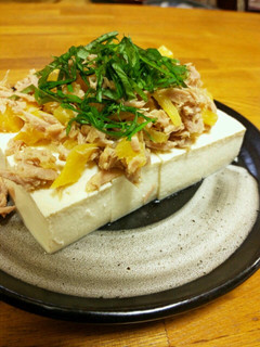 ツナとたくあんのマヨやっこ♪-レシピのメイン写真