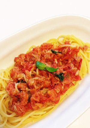 トマトとツナで簡単なのに絶品♫パスタ♫-レシピのメイン写真