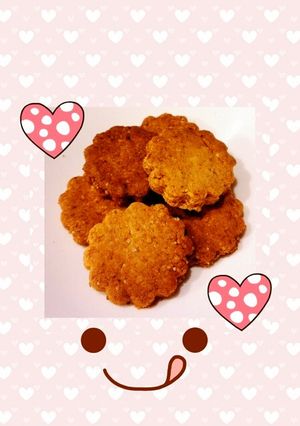 ザクザク♡全粒粉と豆乳のクッキー-レシピのメイン写真