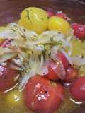塩レモンdeトマトのマリネ