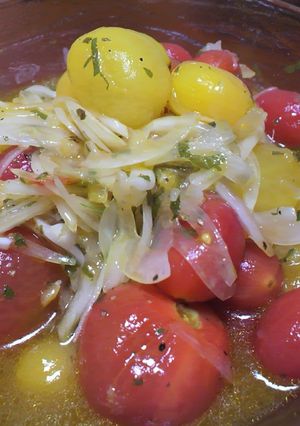 塩レモンdeトマトのマリネ-レシピのメイン写真