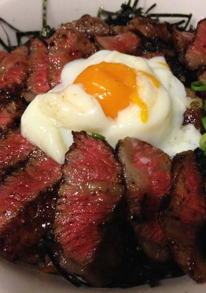 ステーキ丼-レシピのメイン写真