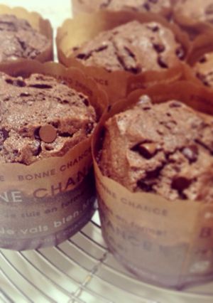 ダブルチョコマフィン-レシピのメイン写真