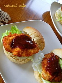 おうちでハンバーガー♪チキンバーガー-レシピのメイン写真