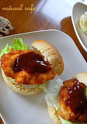 おうちでハンバーガー♪チキンバーガー-レシピのメイン写真