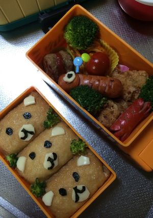 リラックマキャラ弁-レシピのメイン写真