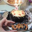 かぼちゃでバースデーケーキ?