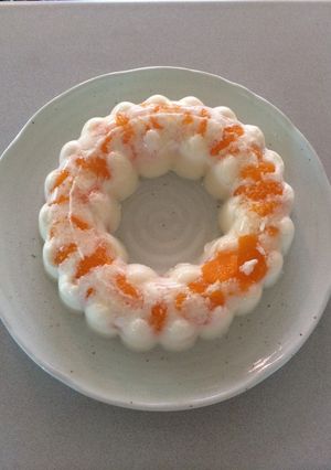 簡単！みかん入り牛乳寒天-レシピのメイン写真