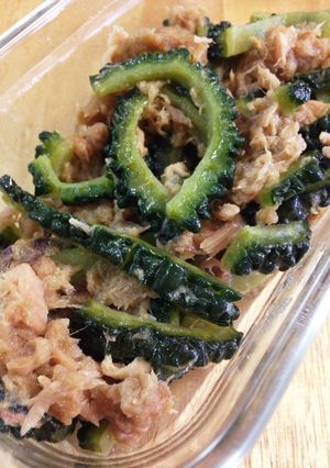 苦くない！ゴーヤとツナの煮物-レシピのメイン写真