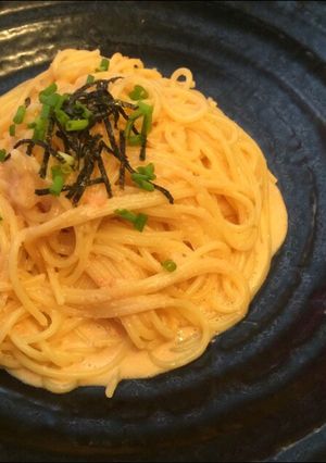 *明太(たらこ)クリームパスタ*-レシピのメイン写真