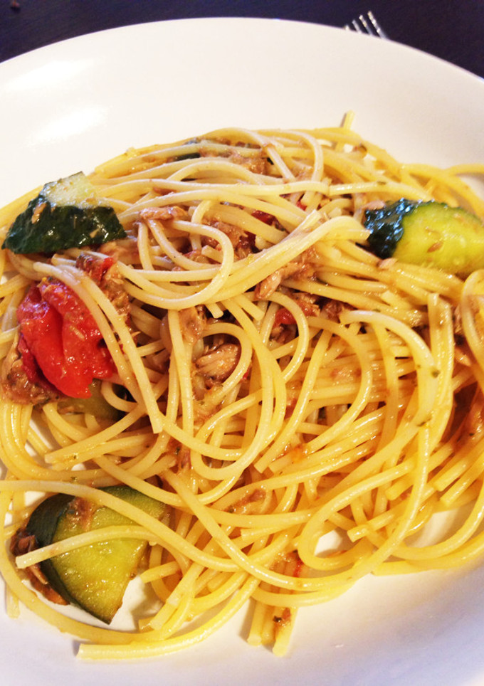 簡単っ！おろしきゅうりとトマトのパスタ♪-レシピのメイン写真