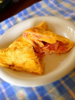 ふわっふわ ベーコンのオムレツ-レシピのメイン写真