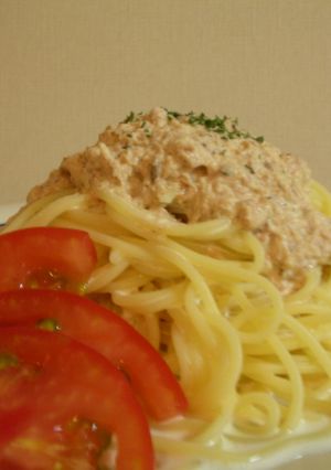 ツナクリームでも冷たいパスタ-レシピのメイン写真