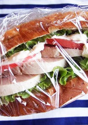 クリームチーズソースの鶏ハムサンド！-レシピのメイン写真
