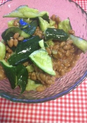 キュウリと納豆のキムチ和え-レシピのメイン写真