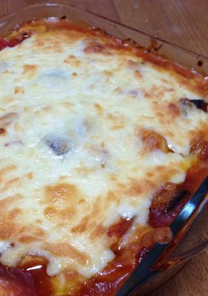 簡単＊鶏肉とナスのトマトソースグラタン-レシピのメイン写真