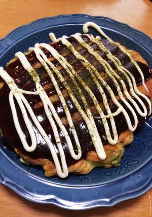 1人分お好み焼き-レシピのメイン写真