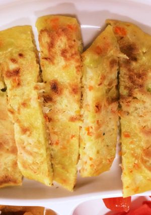 離乳食完了期☆手づかみお好み焼き-レシピのメイン写真
