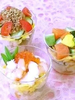 ✨ひな祭り✨カップでちらし寿司-レシピのメイン写真