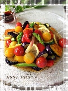 夏野菜の揚げ浸し☆手作りぽん酢添え-レシピのメイン写真