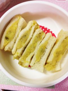 離乳食後期〜さつまいもクリームパン♡-レシピのメイン写真