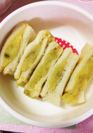 離乳食後期〜さつまいもクリームパン♡-レシピのメイン写真