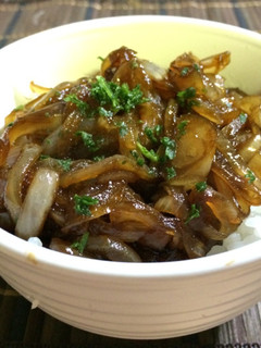 簡単!玉ねぎ丼ぶり!-レシピのメイン写真