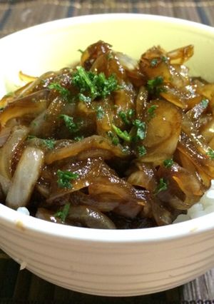 簡単！玉ねぎ丼ぶり！-レシピのメイン写真
