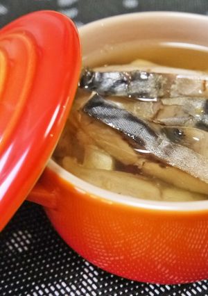 ごま油ＤＥ塩鯖アヒージョ-レシピのメイン写真