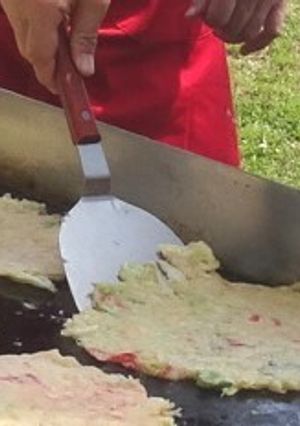 簡単おやつ☆松伏町の「どんどん焼き」-レシピのメイン写真
