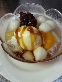 クリームあんみつ白玉入り-レシピのメイン写真