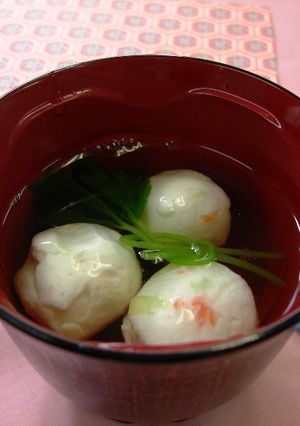 椀種　いろどりだんごのおすまし-レシピのメイン写真
