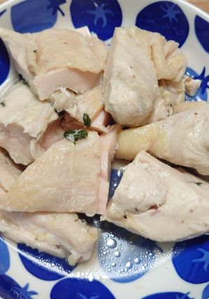 バジル香る♪サラダチキン☆-レシピのメイン写真
