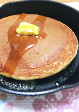 究極のむちむち・もちもちパンケーキ♪-レシピのメイン写真
