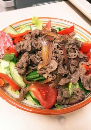 暑い夏のおかずにぴったり☆牛肉サラダ-レシピのメイン写真