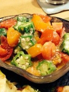 オクラとトマトの塩麹和え☆-レシピのメイン写真
