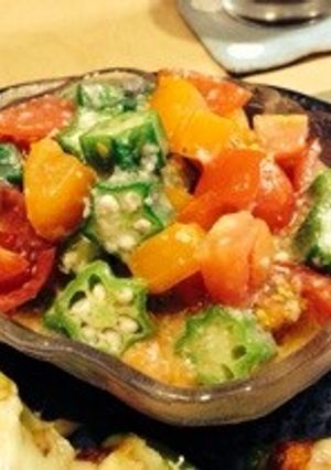 オクラとトマトの塩麹和え☆-レシピのメイン写真