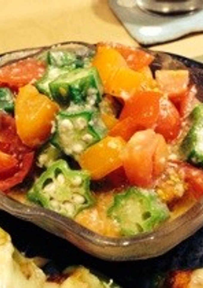 オクラとトマトの塩麹和え☆-レシピのメイン写真