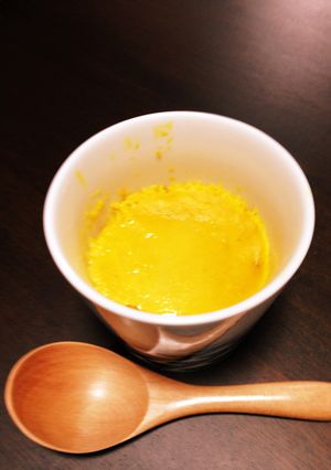 レンジでチン♪カボチャプリン風デザート-レシピのメイン写真