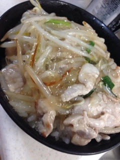 ニラもやしあんかけ丼-レシピのメイン写真