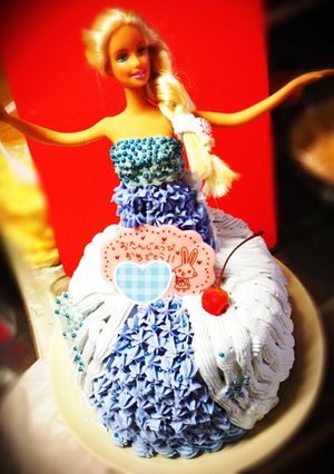 バービードールケーキ-レシピのメイン写真