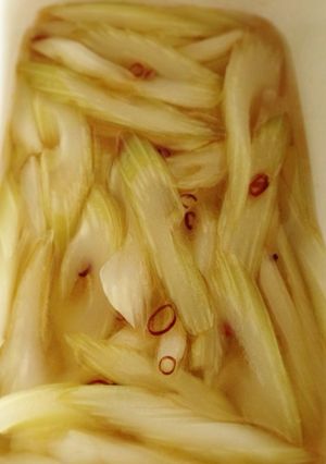 塩分カット＊セロリの甘酢漬け-レシピのメイン写真