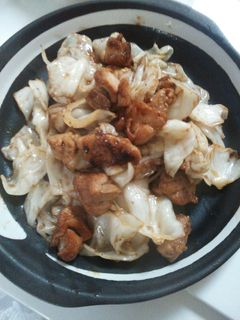 鶏肉とキャベツの焼き肉風炒め-レシピのメイン写真