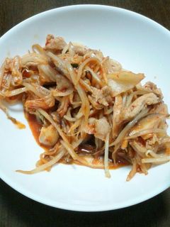 材料5つ!簡単豚キムチ-レシピのメイン写真