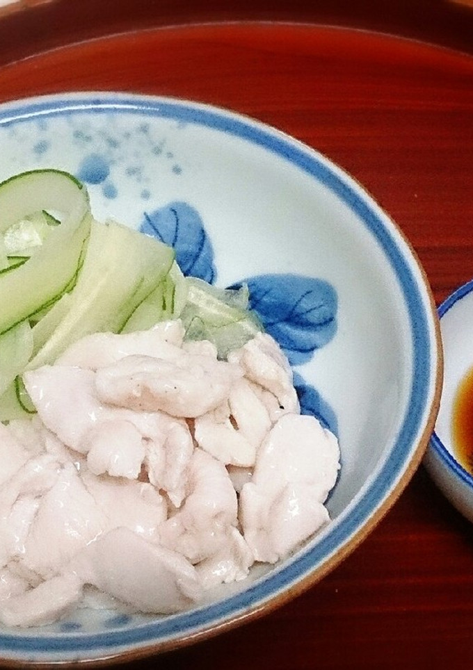 夏にぴったり！ささみのつるつる-レシピのメイン写真