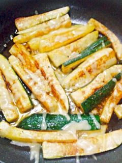 ズッキーニのポン酢チーズ焼き-レシピのメイン写真
