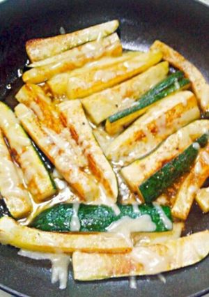 ズッキーニのポン酢チーズ焼き-レシピのメイン写真
